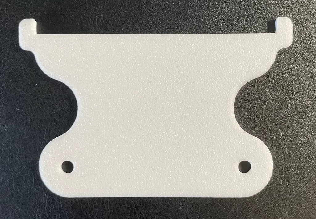 Bohrvorlage für Brechschutz Notrufstecker